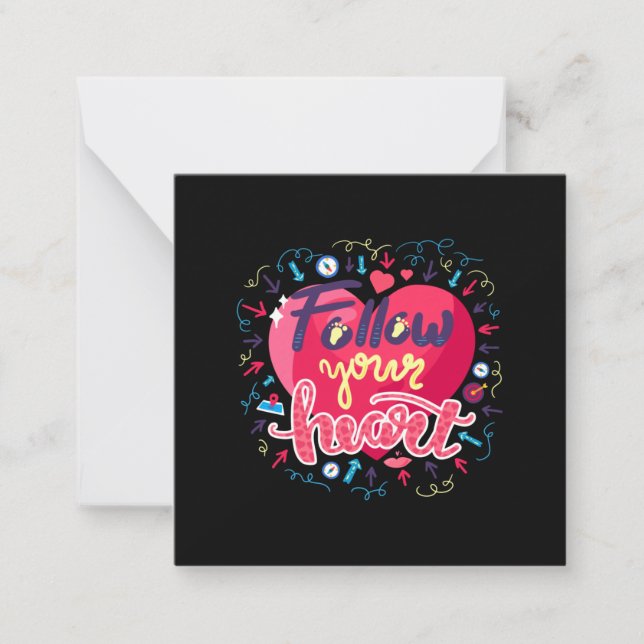 Follow Your Heart Card (Front)