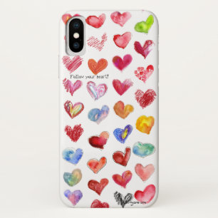 Follow Your Heart iphone X Universal Case-Mate iPhone Case