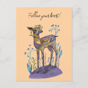 follow your heart  postcard