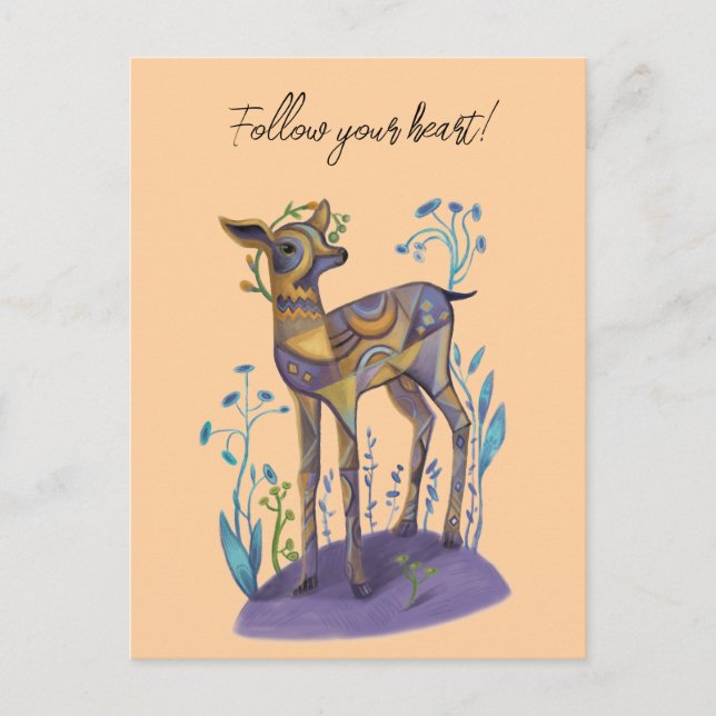 follow your heart  postcard (Front)