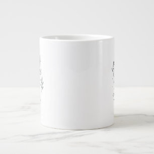 Follow Your Light ✨   Elegant Silver Inspirational Large Coffee Mug
