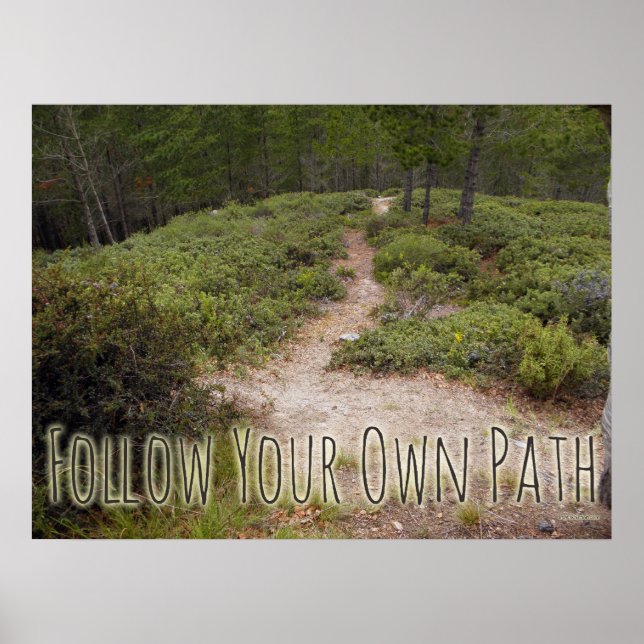 Follow Your Own Path Poster (Front)