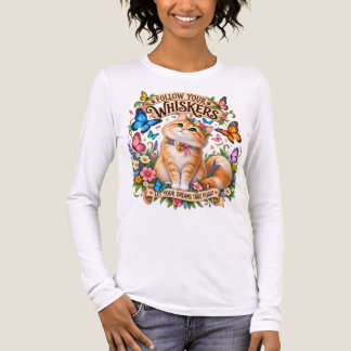 Follow Your Whiskers Cat T-Shirt | Tri-Blend Shirt