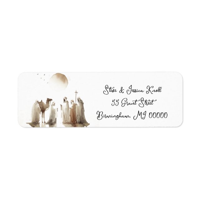  Following th Star Return Address Labels (Front)