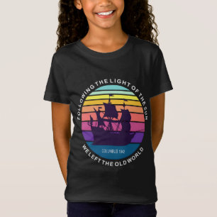 Following The Light Of The Sun Columbus Day 1942 T-Shirt