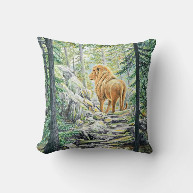 Following the Lion - Cushion (Front)