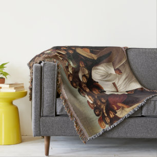 Following the Savior Christian Art Throw