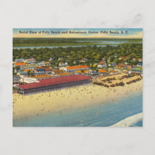Folly Beach and Amusement Park, South Carolina Postcard