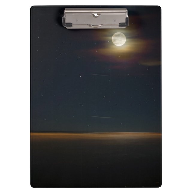 Folly Beach Night Clipboard (Front)