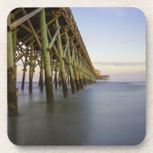Folly Beach Pier Beauty Coaster