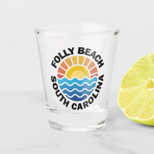 Folly Beach, South Carolina Shot Glass