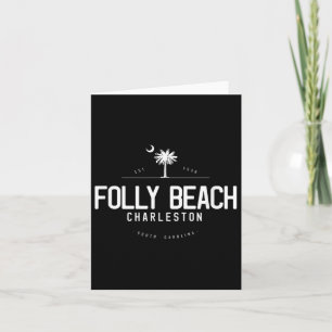 Folly Beach South Carolina Surfing  Card
