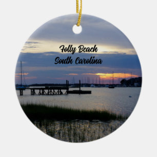 Folly Harbour Sunset Ornament