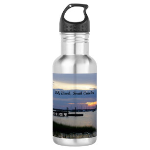 Folly Harbour Sunset Water Bottle
