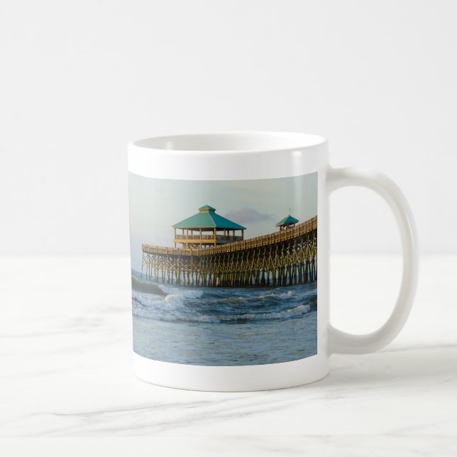 Folly Pier Morning Coffee Mug (Right)