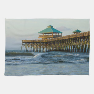 Folly Pier Morning Tea Towel