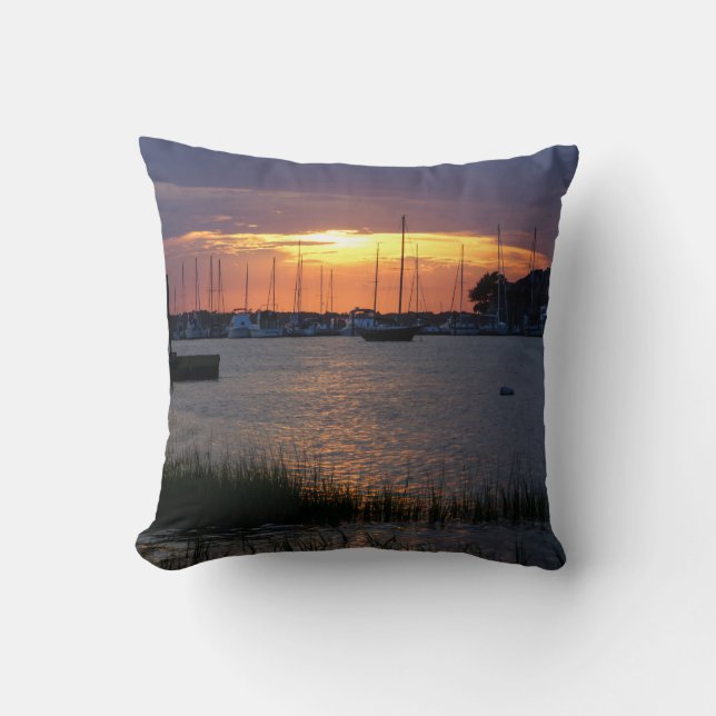 Folly River Sunset Cushion (Front)