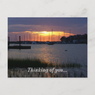 Folly River Sunset Postcard