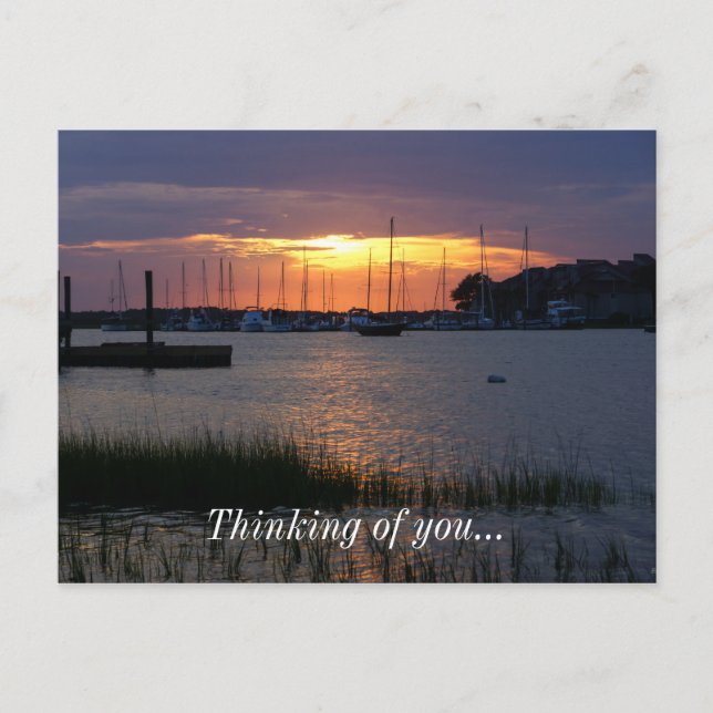 Folly River Sunset Postcard (Front)
