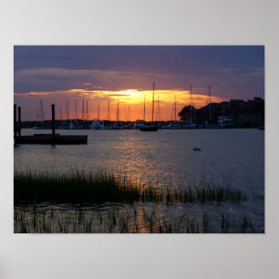 Folly River Sunset Poster