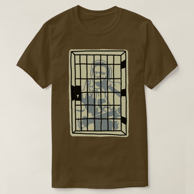 folson prison blues cash T-Shirt (Design Front)