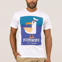 Fomby Lancashire seagull travel poster