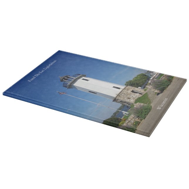 Fond Du Lac Lighthouse cutting board (Corner)
