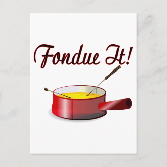 Fondue It Postcard (Front)