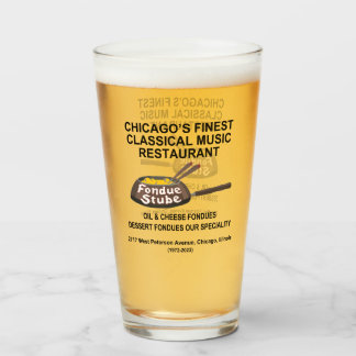 Fondue Stube, Chicago, Illinois Glass
