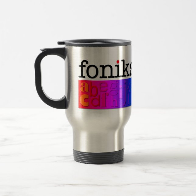 foniks iz fun travel mug (Left)