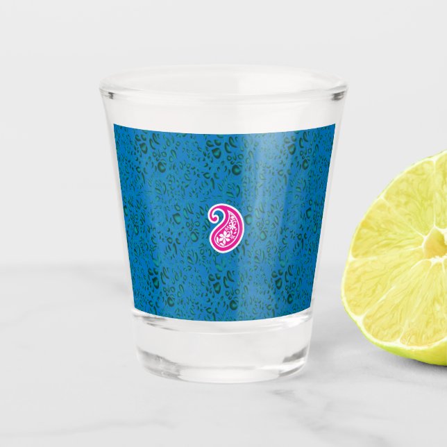font, art, magenta, symbol, circle, pattern, logo, shot glass (Front)