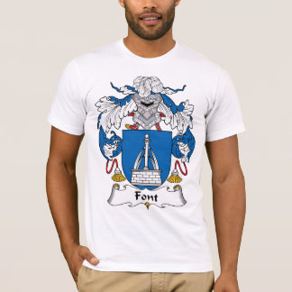 Font Family Crest T-Shirt