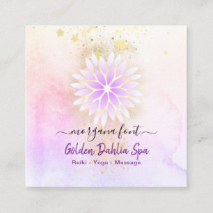 *~   Font test morgana font Square Business Card