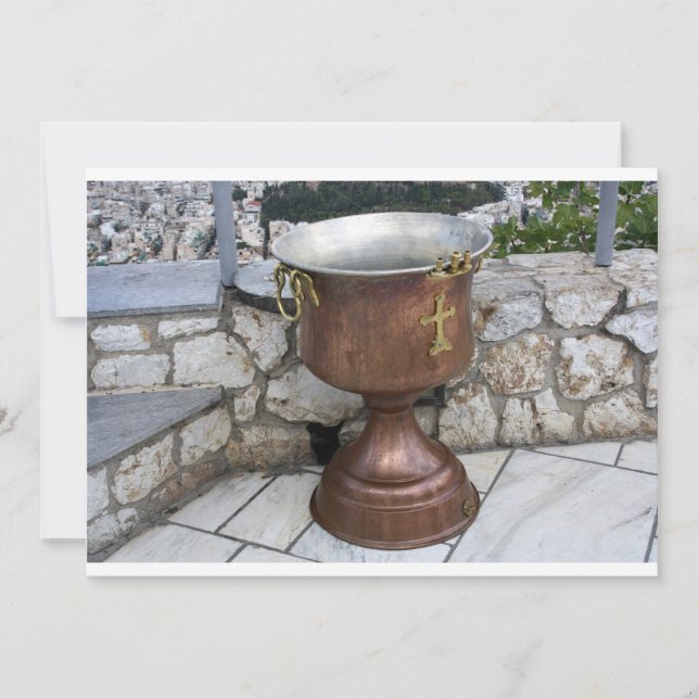 Font used in Baptism Invitation (Front)