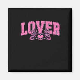 Font With Skeleton Hands Classic Design Magnet
