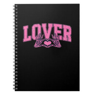 Font With Skeleton Hands Classic Design Notebook
