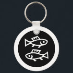 Font Zodiac: PISCES   your Colours & Ideas Key Ring<br><div class="desc">Funny and pretty Ideas by EDDA Froehlich / EDDArt | It's easily customised for your occasion by adding your own symbols, backgrounds, text details, font style, font size & colour. | For other ideas, designs & products feel free to contact me: contact@eddart.de or look here: www.zazzle.com/eddartshop* and here: www.zazzle.de/eddartiful* |...</div>