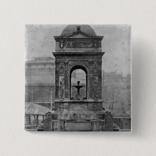 Fontaine des Innocents, 1547 15 Cm Square Badge