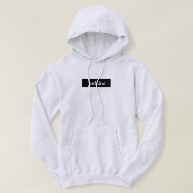 Fontaine hoodie (Black) (Design Front)