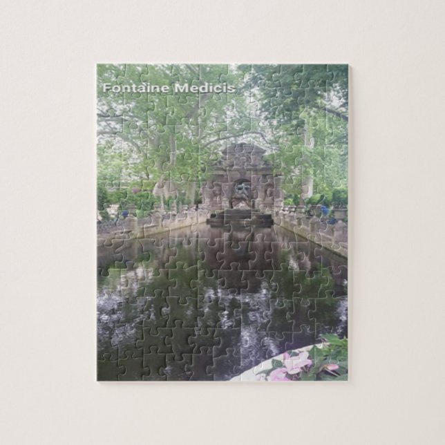 Fontaine Medicis Jigsaw Puzzle (Vertical)