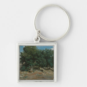 Fontainebleau Oak Trees Key Ring