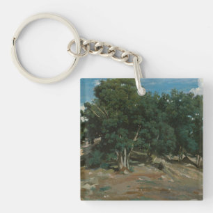 Fontainebleau Oak Trees Key Ring