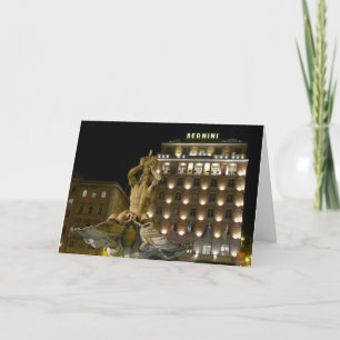 Fontana del Tritone, Rome, Italy - card