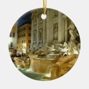 Fontana di Trevi Ceramic Tree Decoration