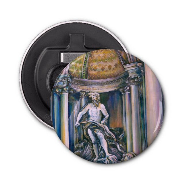 Fontana Di Trevi, Roma, Italy Bottle Opener (Front)