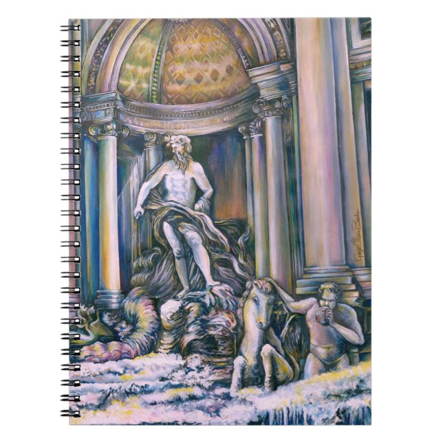 Fontana Di Trevi, Roma, Italy Notebook (Front)