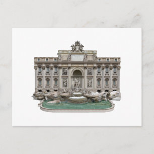 Fontana di Trevi: Trevi Fountain: 3D Model: Postcard