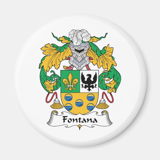 Fontana Family Crest Magnet (Front)