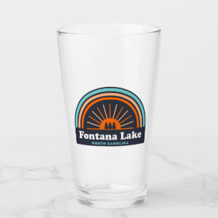 Fontana Lake North Carolina Rainbow Glass