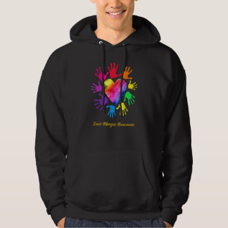 Food Allergies Awareness Hands Food Allergies Hoodie